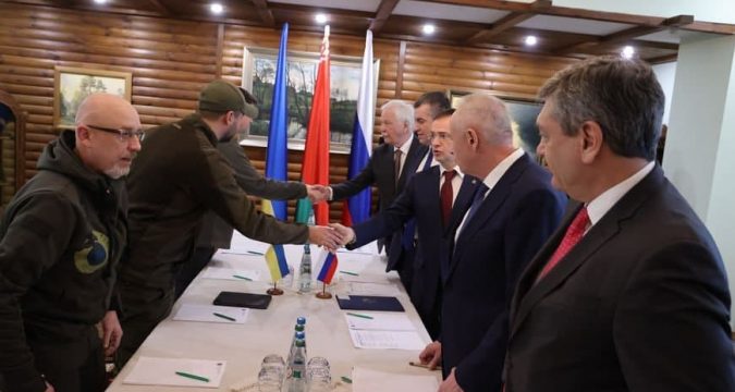 Второй раунд переговоров России и Украины в Беларуси