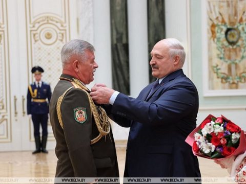 Президент Республики Беларусь вручил государственные награды пограничникам