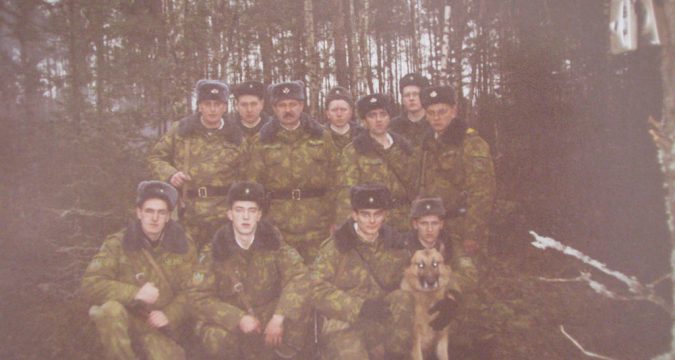 2005, Ошмяны, маневренная группа из Сморгони в/ч 2044 с командиром подполковником Александром Гастка