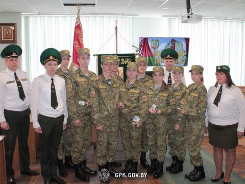 В отряде пограничного контроля «Минск» новое пополнение