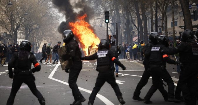 франция протесты
