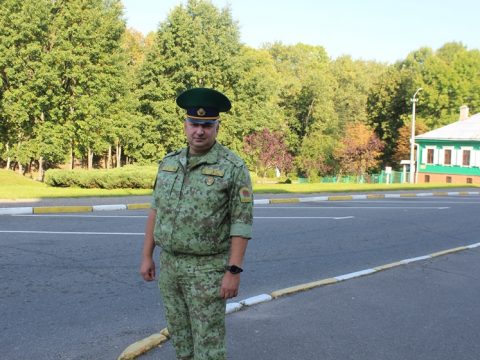 заместитель начальника управления пограничного контроля Полоцкого погранотряда Андрей Пороль