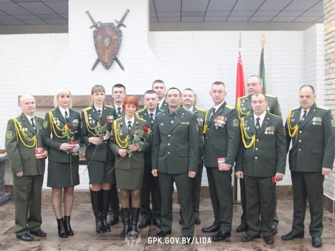 В Лидском пограничном отряде наградили лучших специалистов по итогам 2023 года