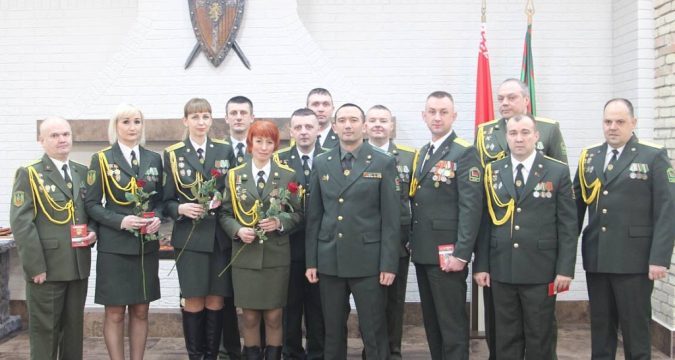В Лидском пограничном отряде наградили лучших специалистов по итогам 2023 года