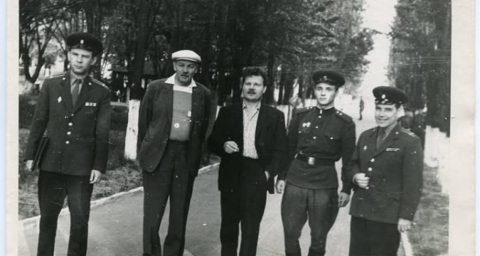 Михаил Пуговкин в гостях у брестских пограничников