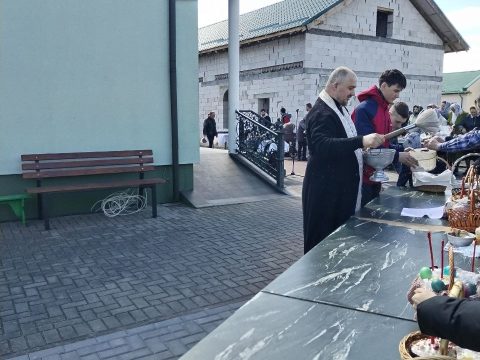 пограничный храм в честь святых воинов Преподобных Александра Пересвета и Андрея Осляби. Брестская пограничная группа.